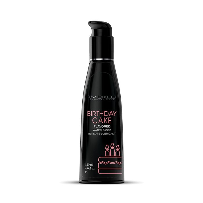 Wicked Sensual Care Water Based Lubricant - 4 oz Birthday Cake